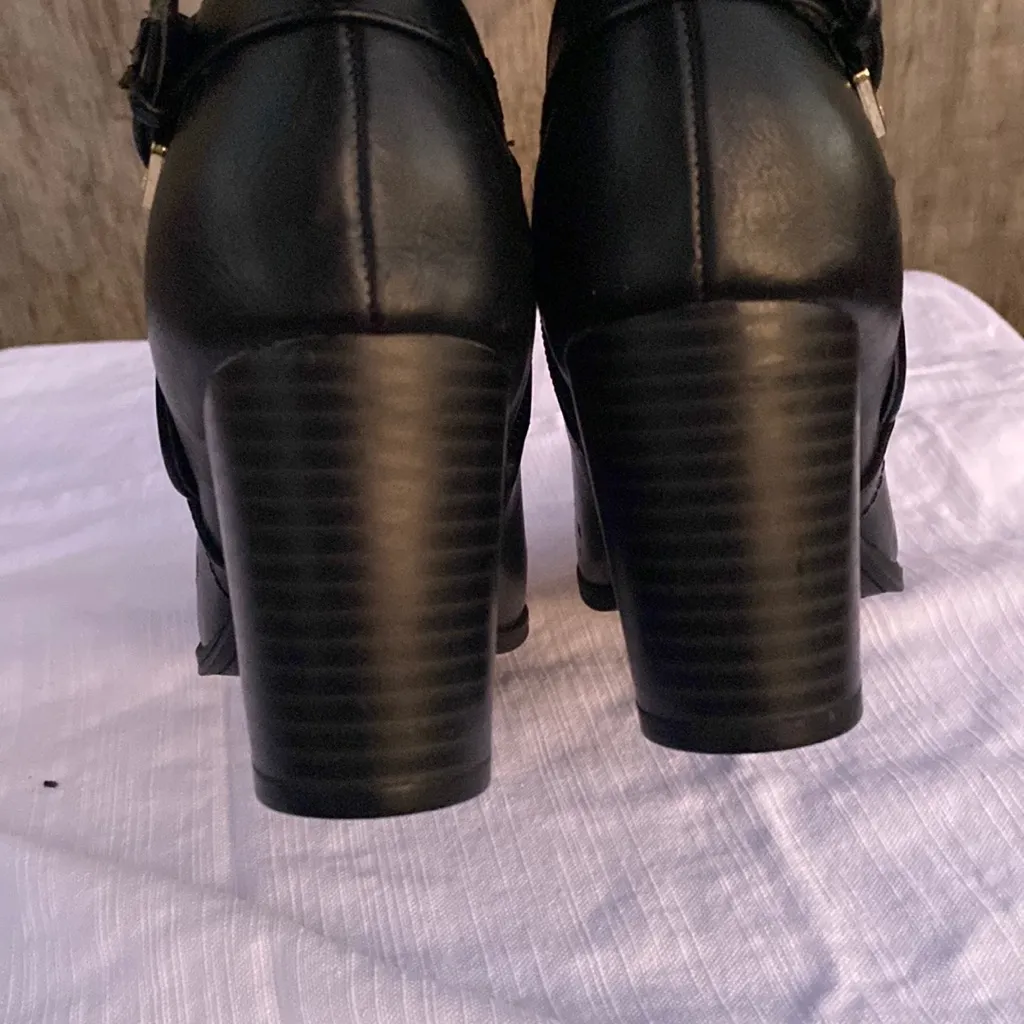 Liz Claiborne Black Knee High Boots with Block Heel Size 6 New In Box - Image 9