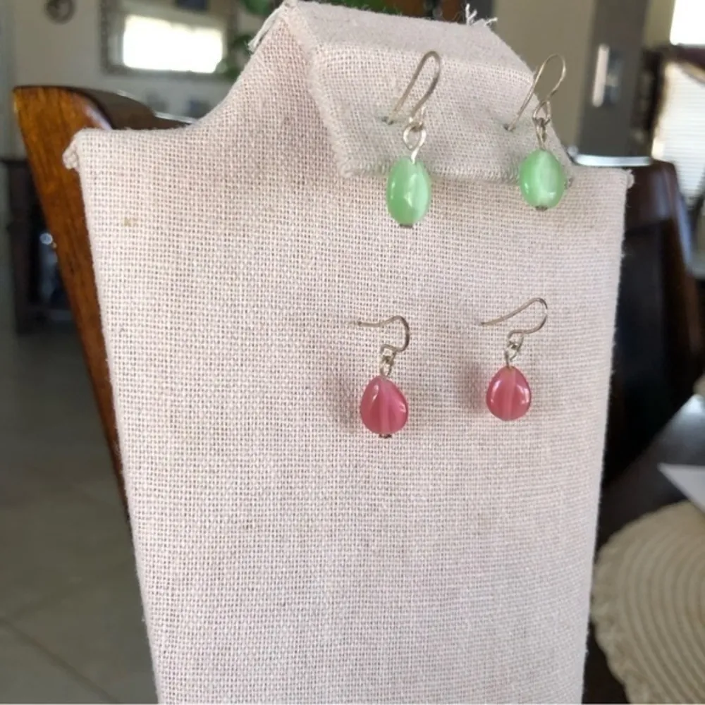 Vintage 80s Bundle of 2 earrings - Image 2