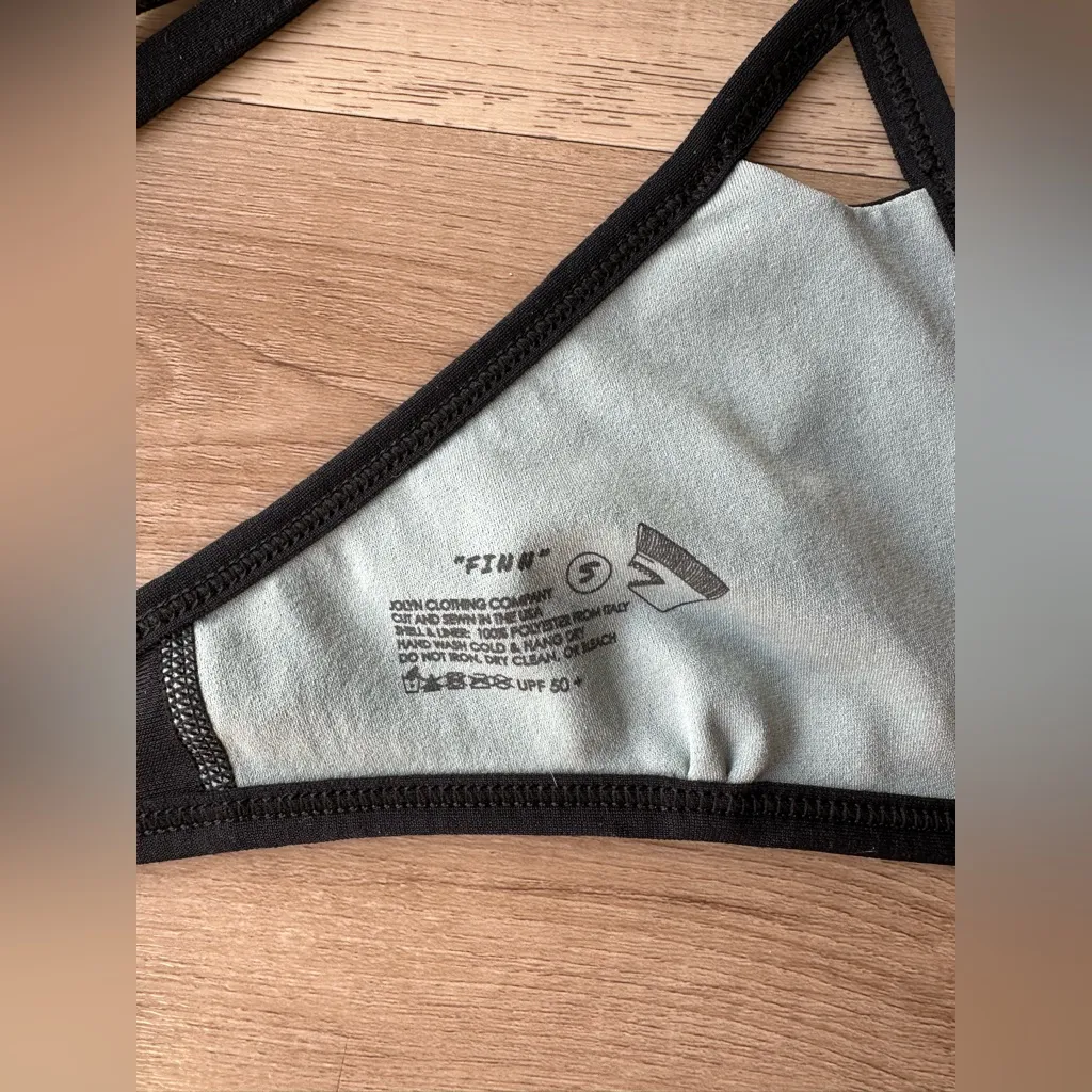 JOLYN finn bikini top Black - Image 4