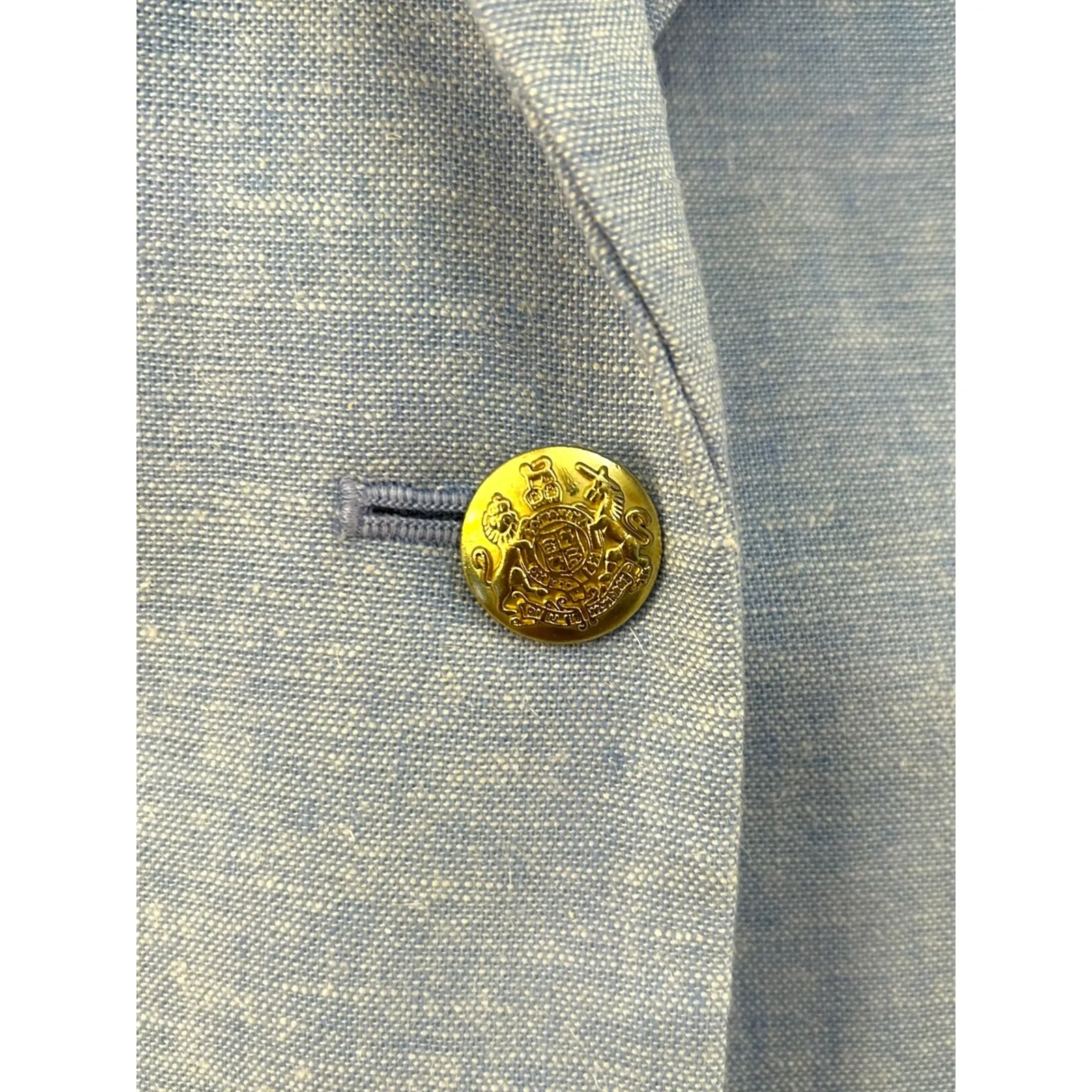 NWT J. Crew Women's Helena Light Blue Linen‎ Blend Blazer Jacket Size 4 - Image 4