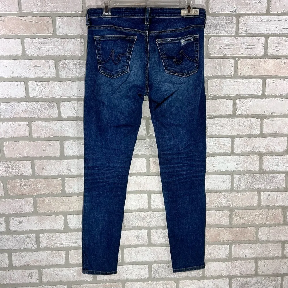 Ag The Super Skinny Legging Ankle Jeans in 7 Years Break Me Down Wash Size 27 - Image 6