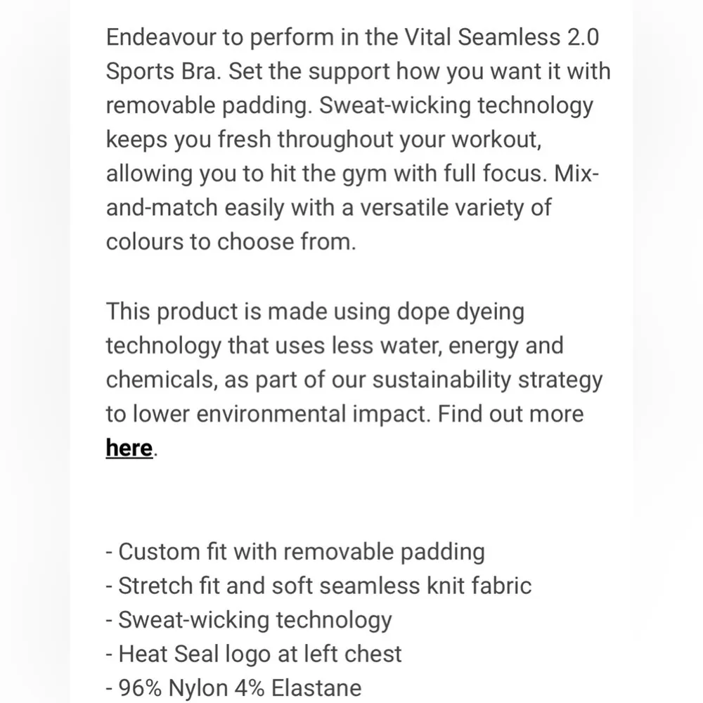 Gymshark Vital Seamless Bra 2.0 Dark Green Marl Medium - Image 7