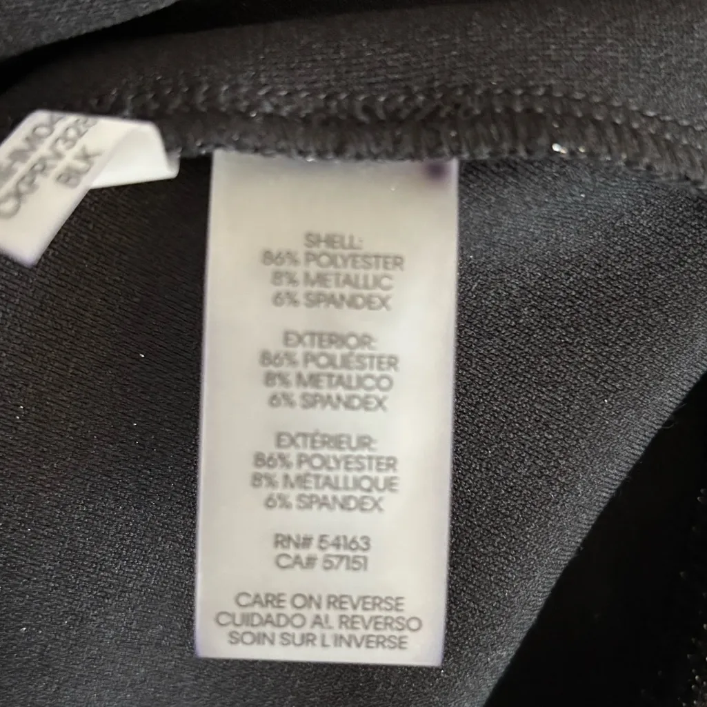 Calvin Klein Metallic Puff-Sleeve Top – Size XL, NWT MSRP $60 - Image 8