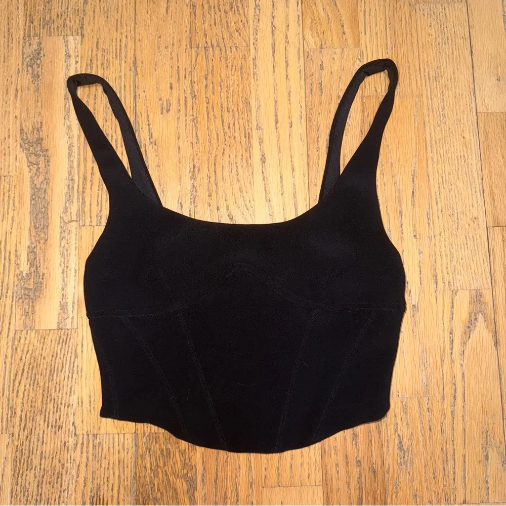 BEC + BRIDGE Marisol Bodice Top Crop Black size 2 - Image 2