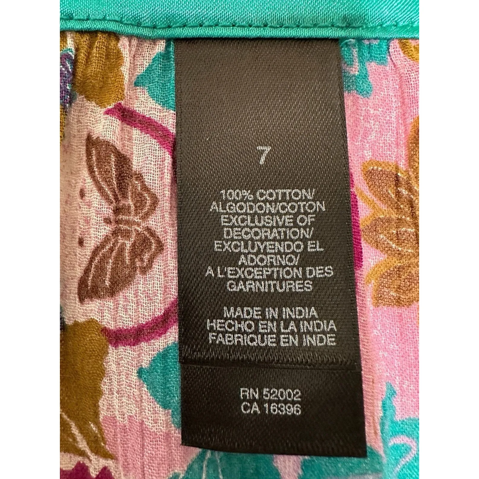 DKNY Jeans Fairy‎ Boho Peasant Skirt With Embellished Waistband Size 7 - Image 5