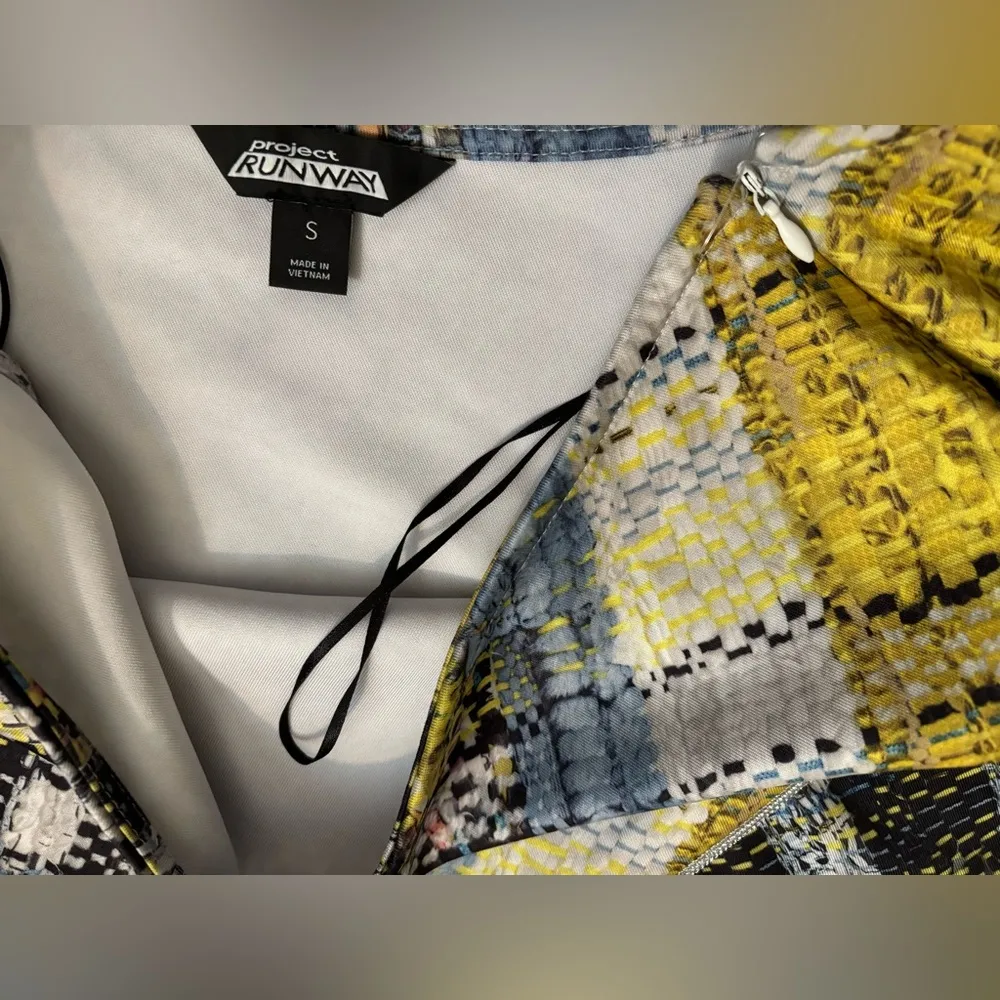 Project runway by Erin Robertson jcp dress Erin plaid in size Small - Image 3