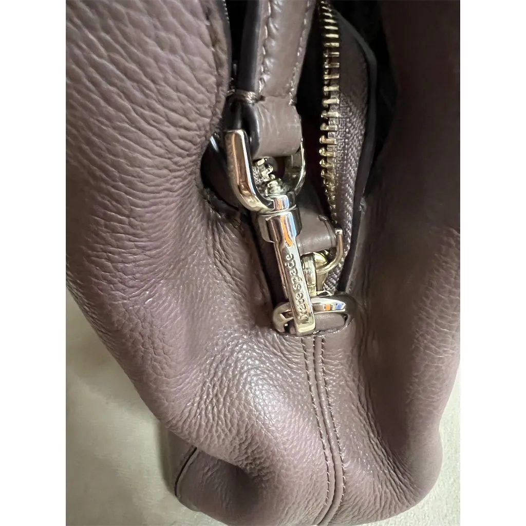 Kate Spade Jackson Medium Satchel Brown/White Colorblock Bag - Image 6