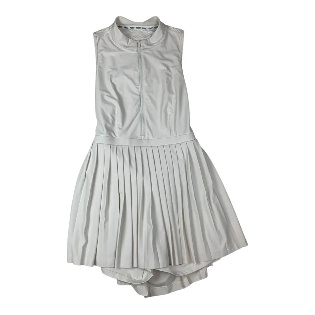 Prince Pickleball women's XL athletic Cream Pleated Skirt tennis white open back - Image 2