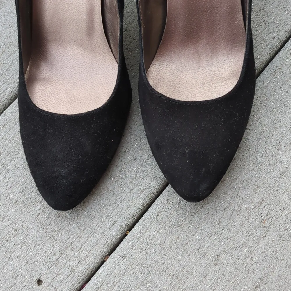 NWT Moda Spana Snakeskin Black Suede Lexi Heels - Image 6