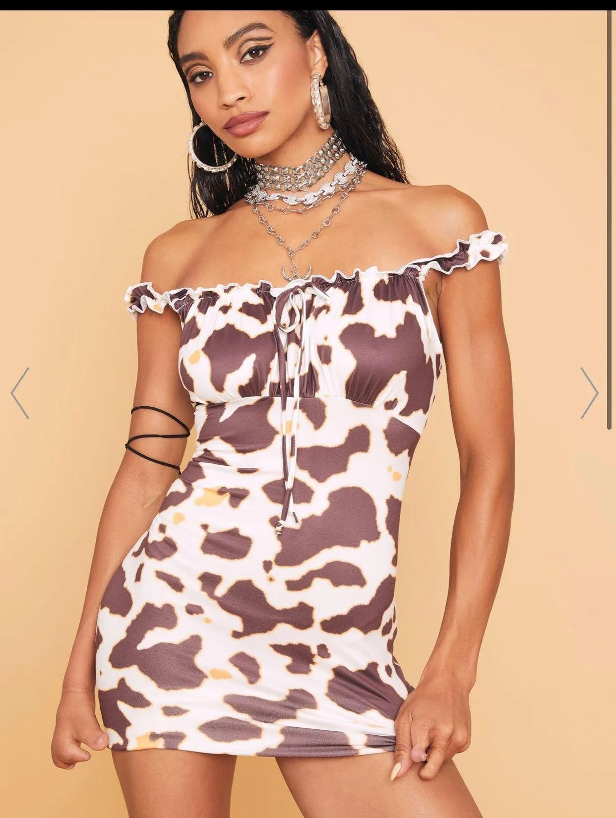 Cow Print dress - Image 2