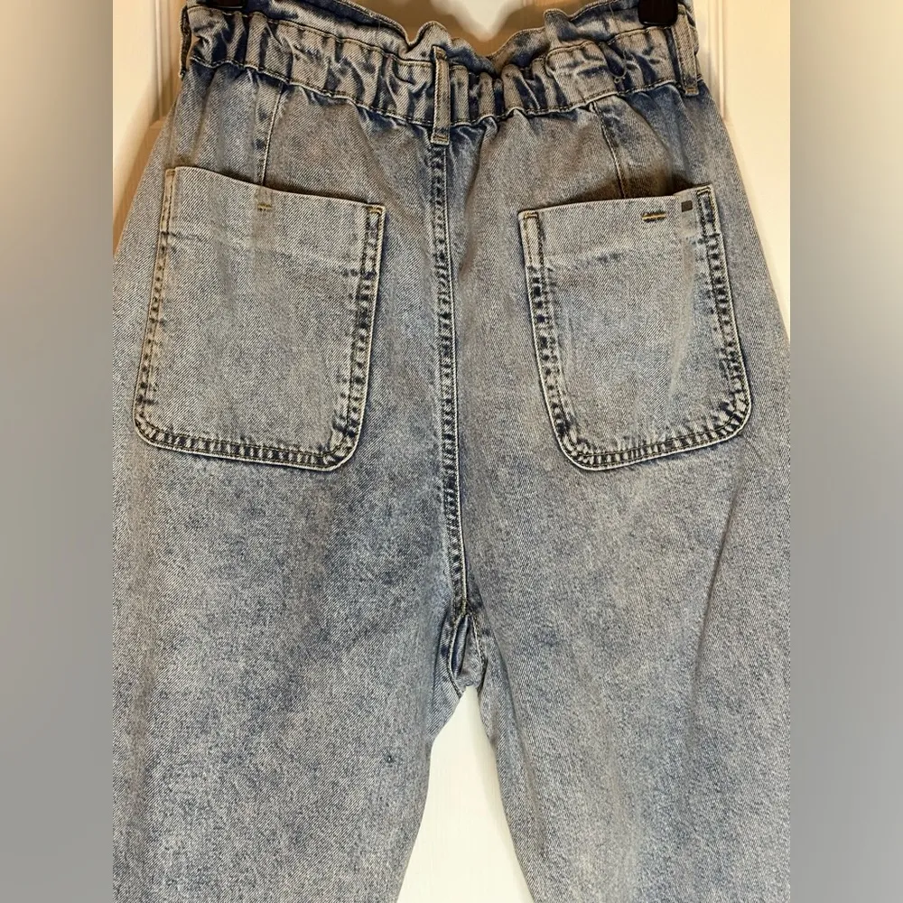ZARA High-waisted Paperbag Denim Jeans - Image 5