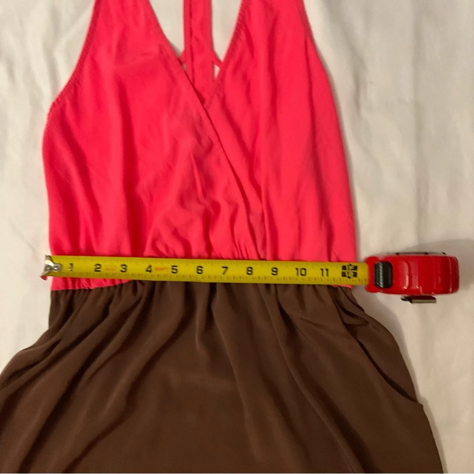 Lulu’s Strappy Open Back Neon Multi-color Dress. No Size Party Festival Boho - Image 8