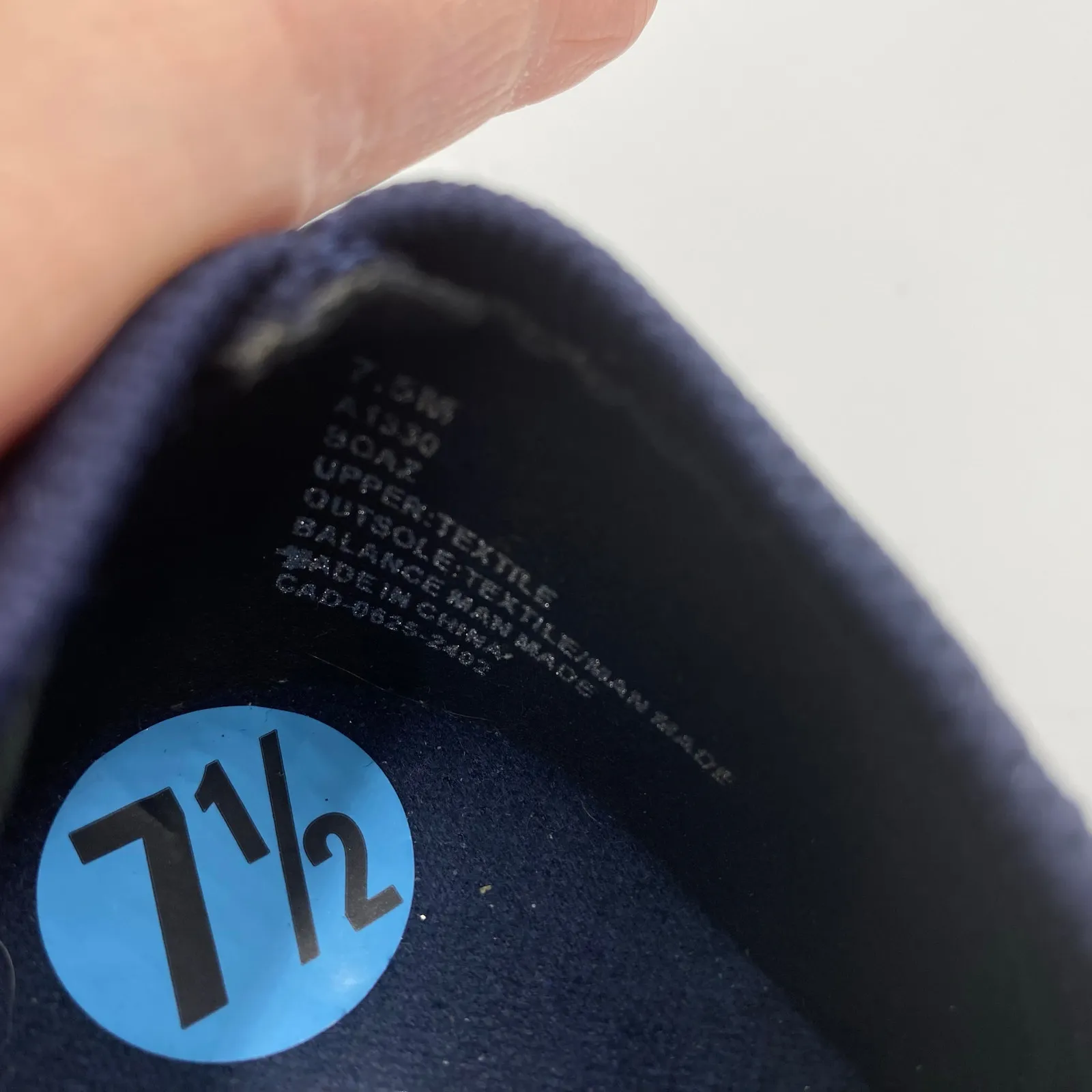 Aerosole Women Maroon & Navy Mary Jane Knit Ballet Flats Size 7.5 NWT - Image 5