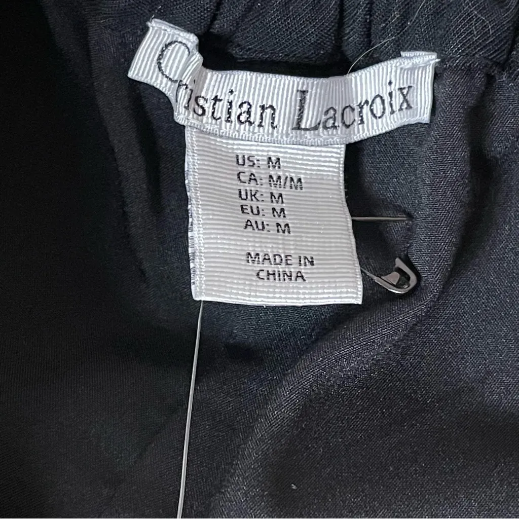 Christian Lacroix Women's Elegant Black Trousers - Image 4