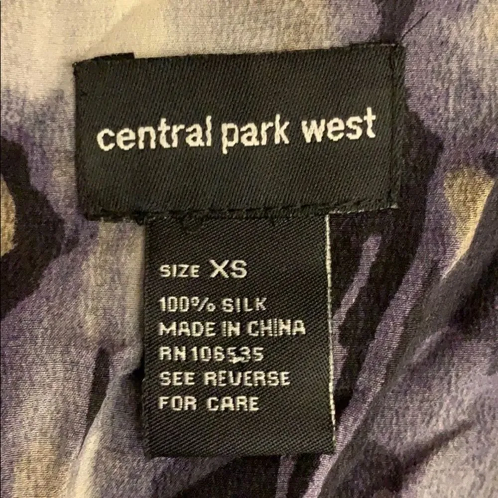 Central Park West 100% Silk Spaghetti Strap Blouse Size XS - Image 5