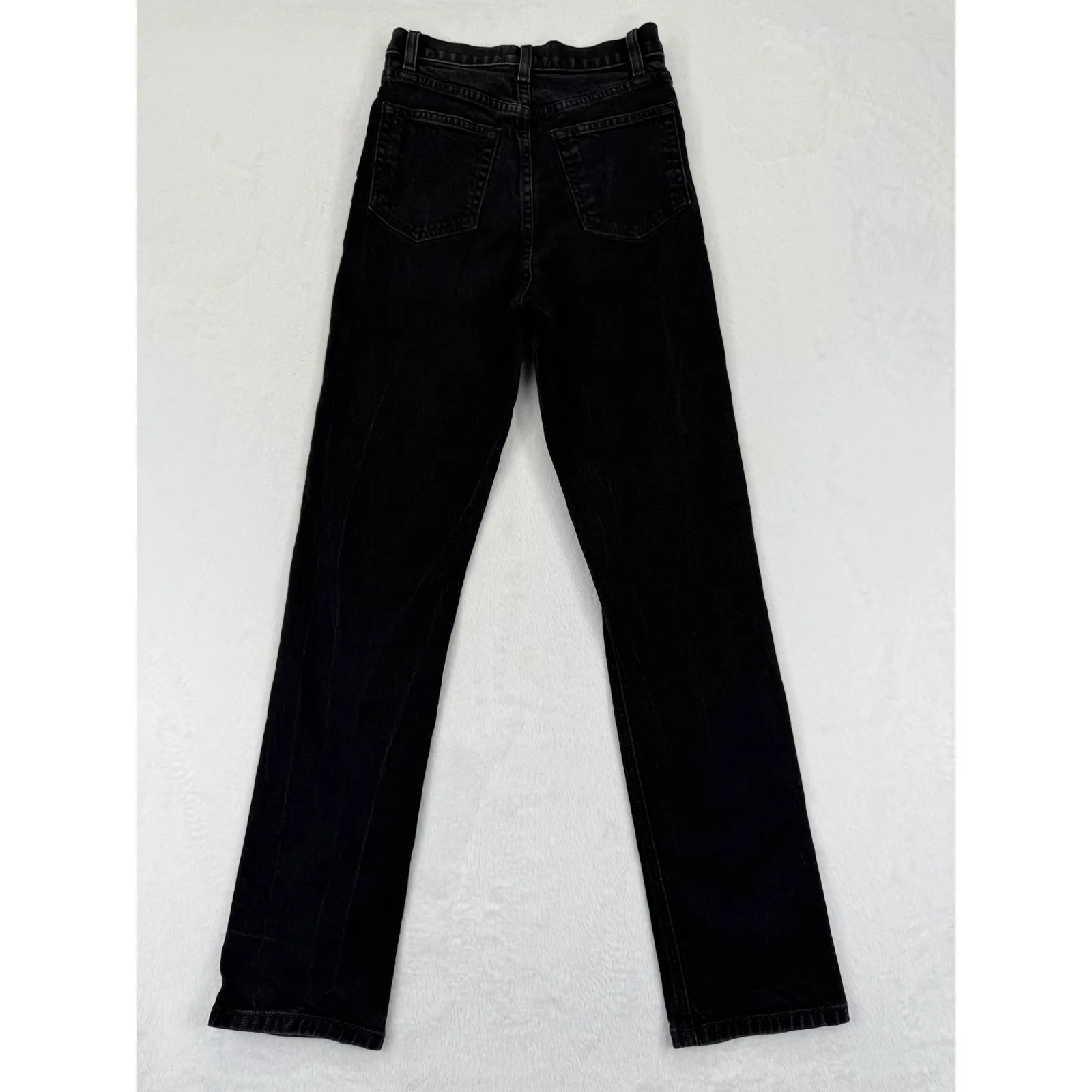 Reformation‎ Jeans Womens 24 Black Stevie Ultra High Rise Jean Comfort Stretch - Image 10