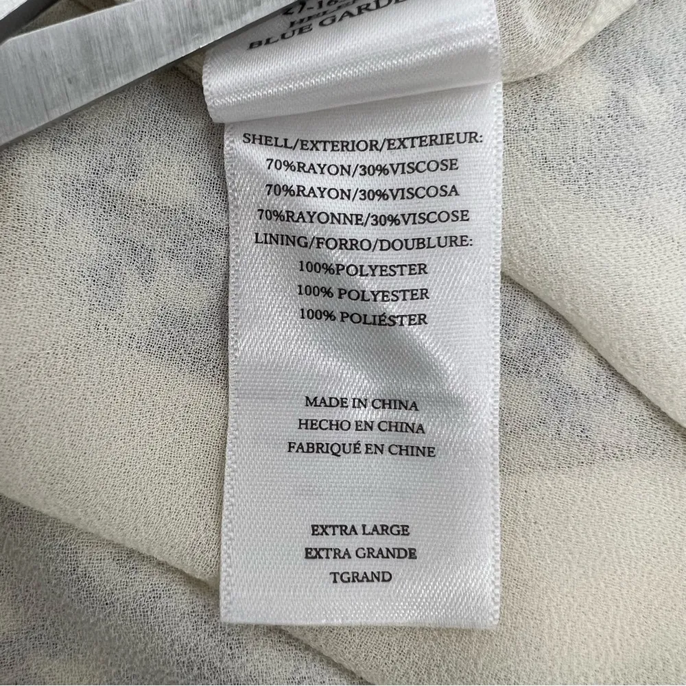 Rails  Helena Dress in Blue Garden Floral Print Mini Dress White/Blue Size XL - Image 12