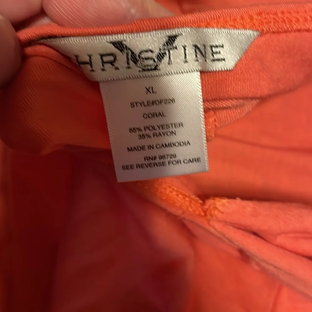 NWT Christine V Coral Maxi Dress Sz XL Pink - Image 5
