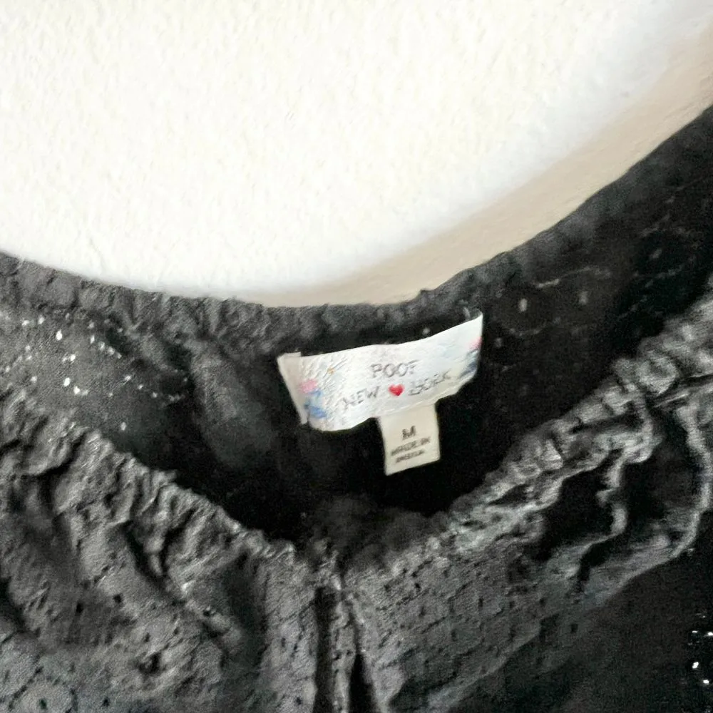 Whimsigoth Lace Top, Lolita, Victorian, Grunge, Emo, Goth, Small,‎ Retro Black - Image 5