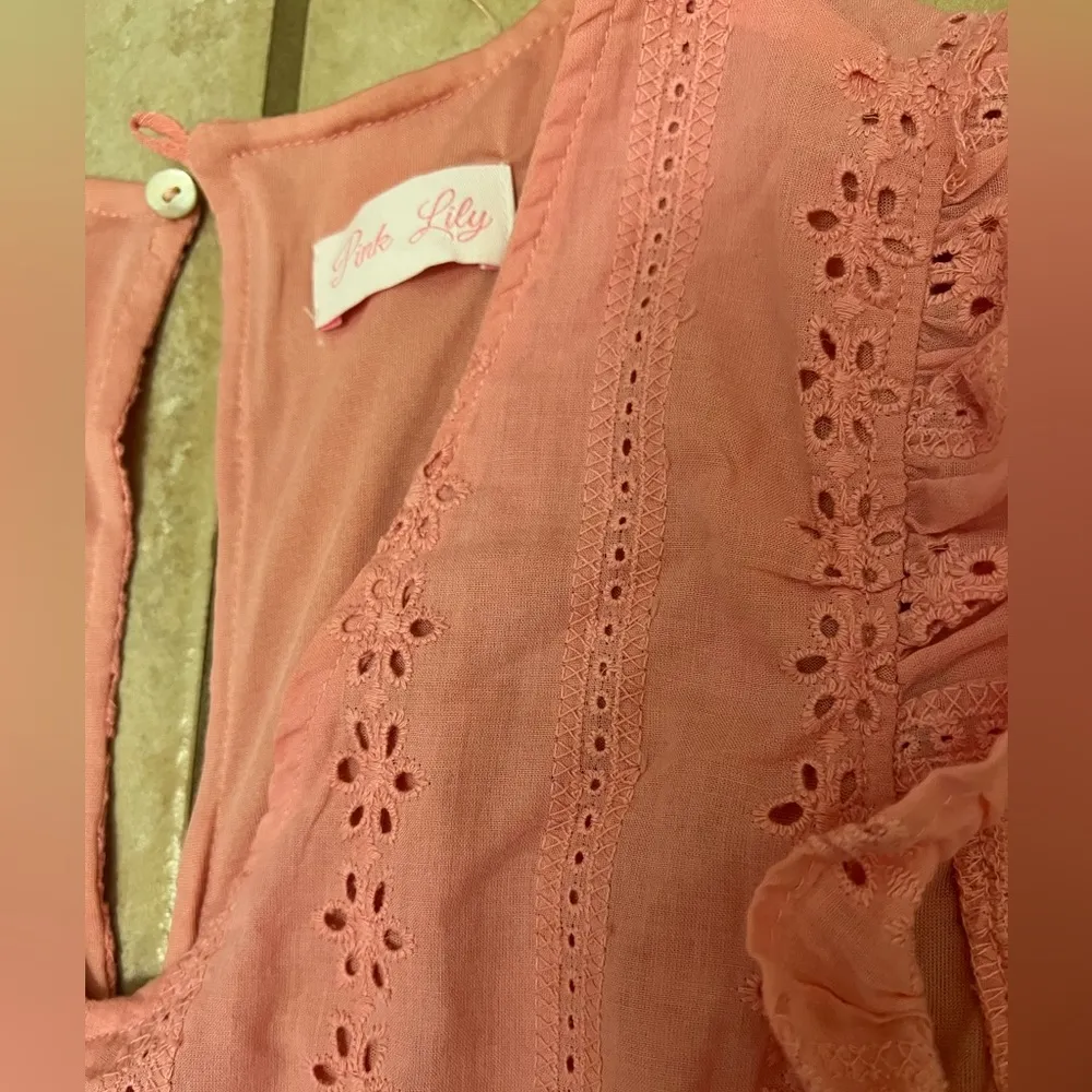 Pink Lily women’s pink blouse - Image 2