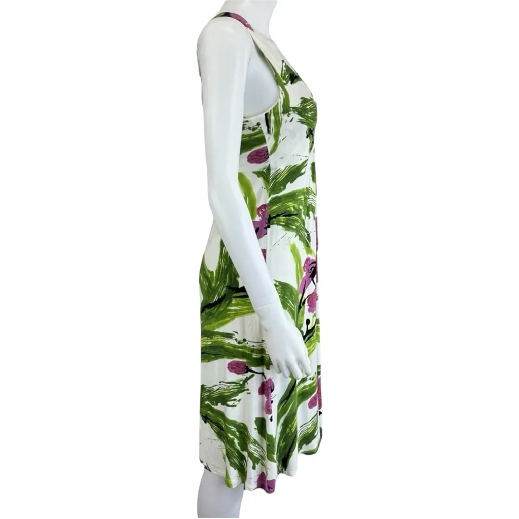Karen Kane Tropical Print Causal Midi Dress Size S - Image 2