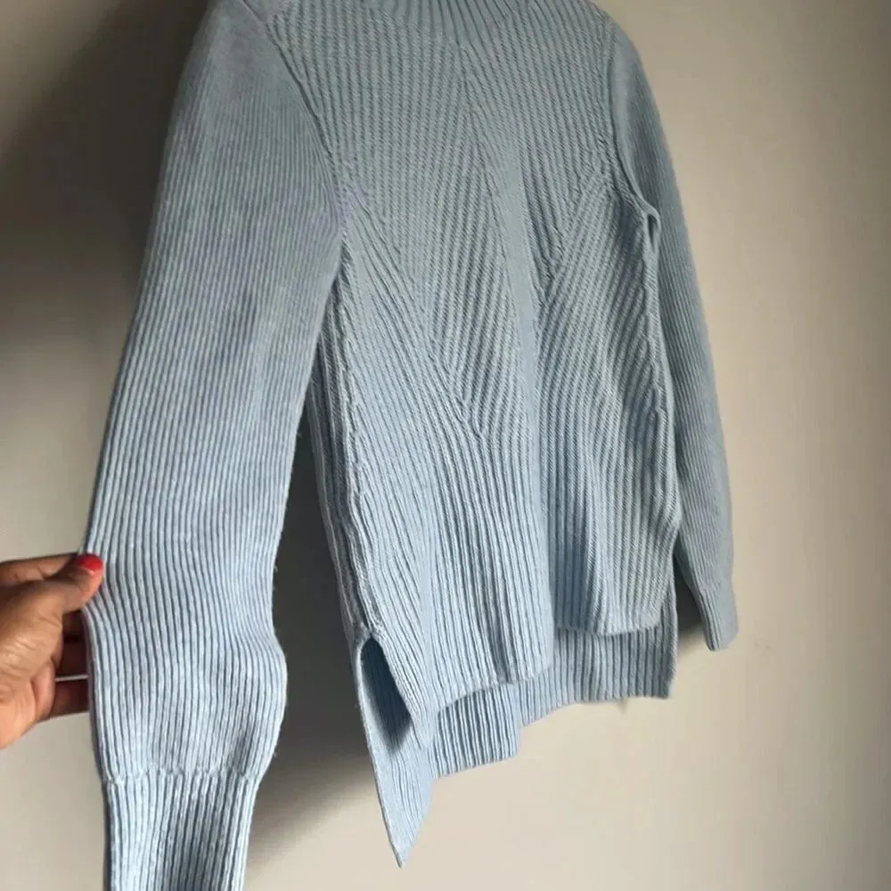 Veronica Beard  Rama Merino Wool/Cashmere Sweater - Image 7