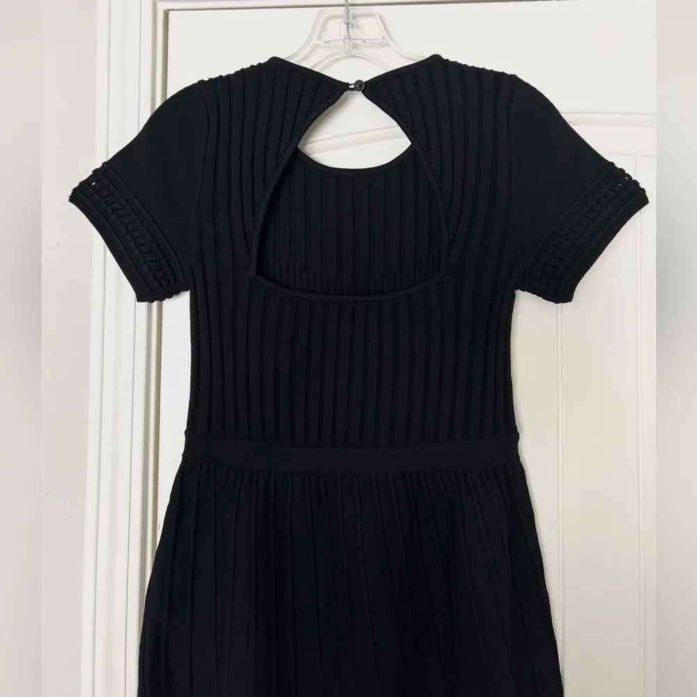 Parker Hamilton Ribbed Knit Fit & Flare Dress - Image 7