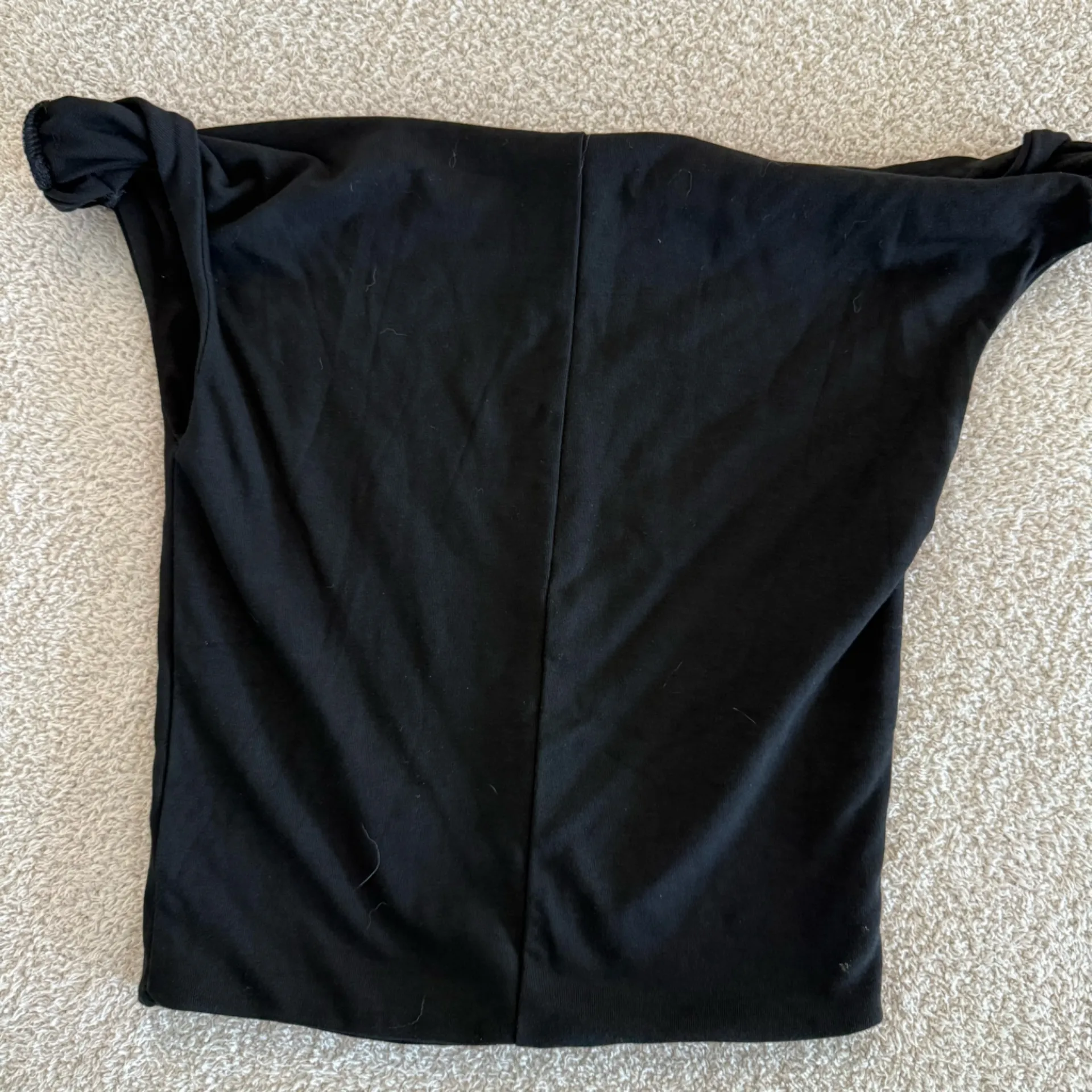 Micah’s Asymmetrical Top in Black - Image 3