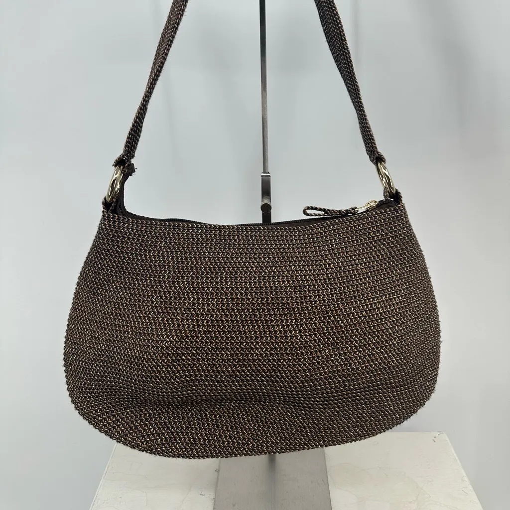 Talbots  Woven Brown Shoulder Purse‎ Bag - Image 8