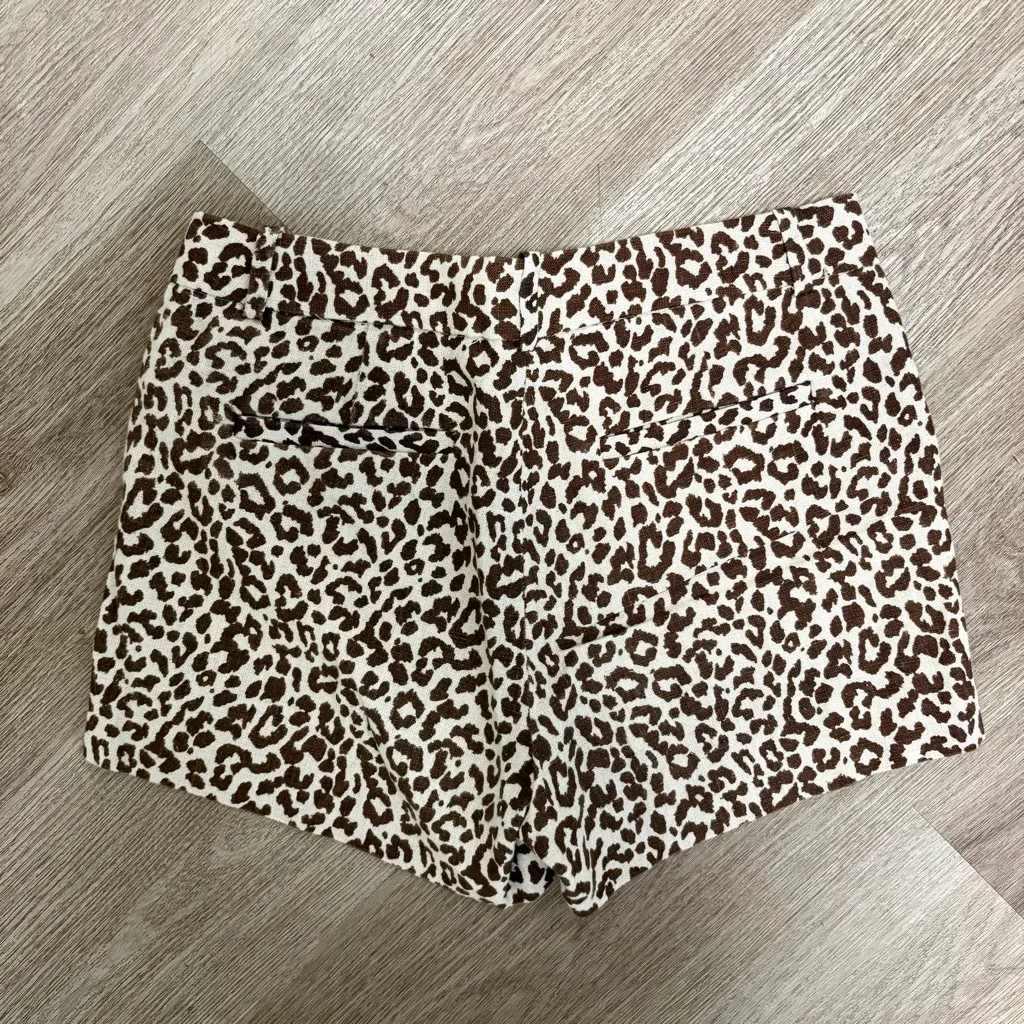 J Crew Leopard Chino Short* - Image 5