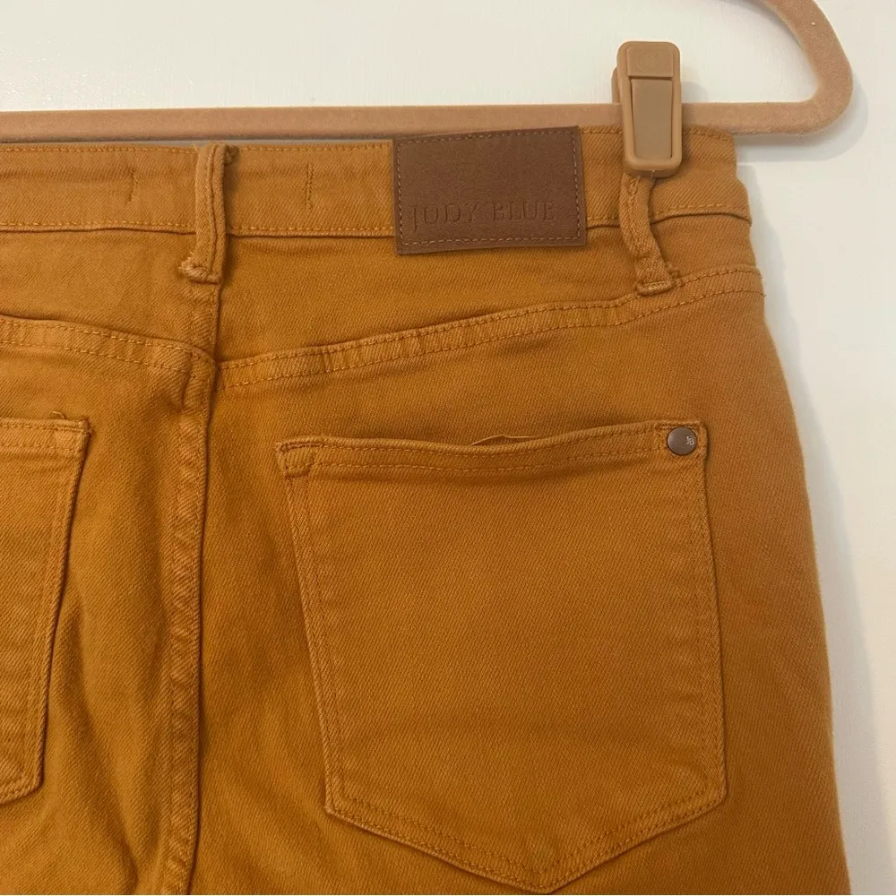 Judy Blue Marigold High Rise Tummy Control Top Flare Jeans Womens 7 28 Stretch - Image 7