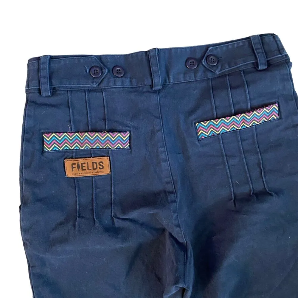 Fields Outfitting Size 4 Women’s Triple Pleated Field Pant Navy Blue - Image 5