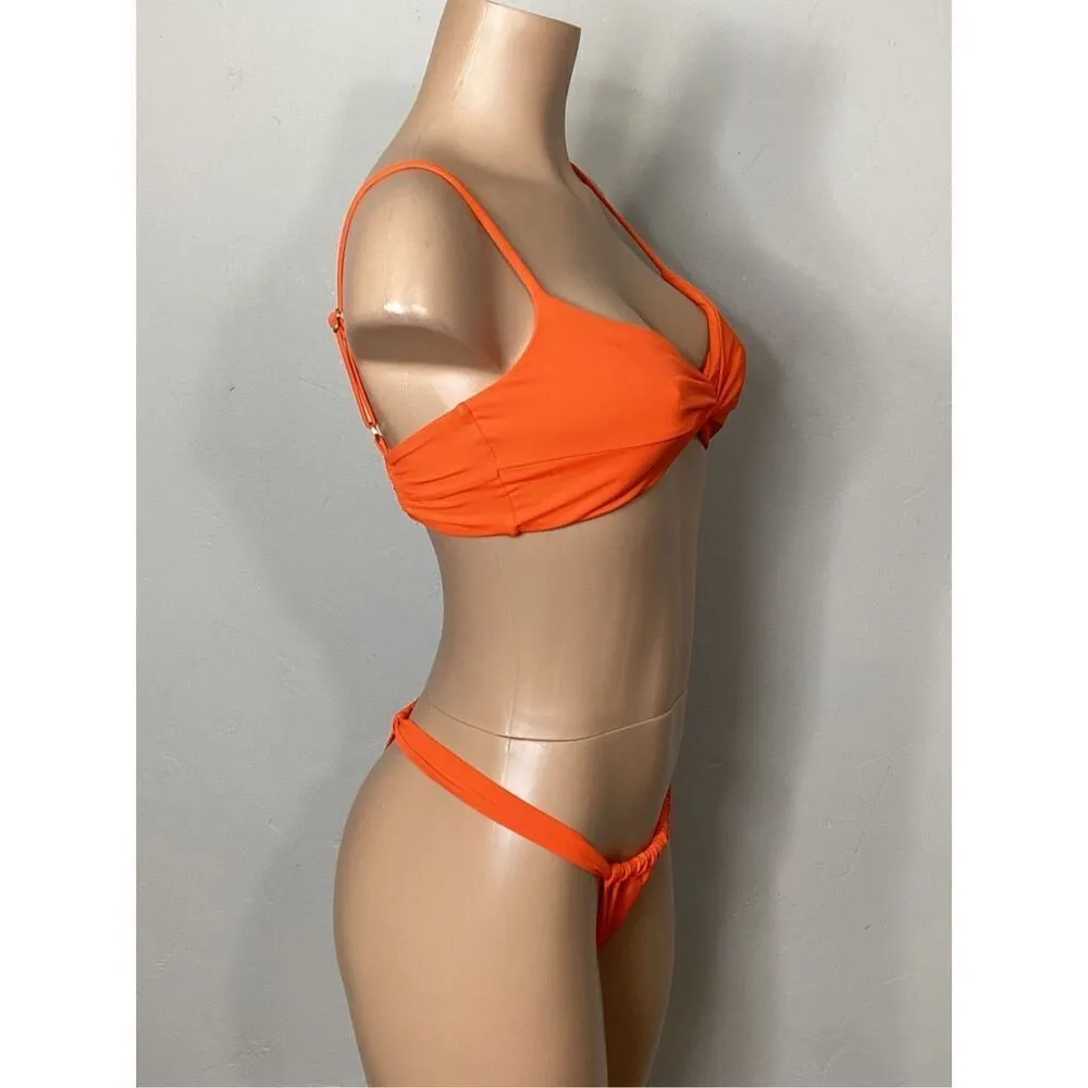 New. L*SPACE poppy orange teeny bikini. M-top/L-bottom. Retails $198 - Image 10