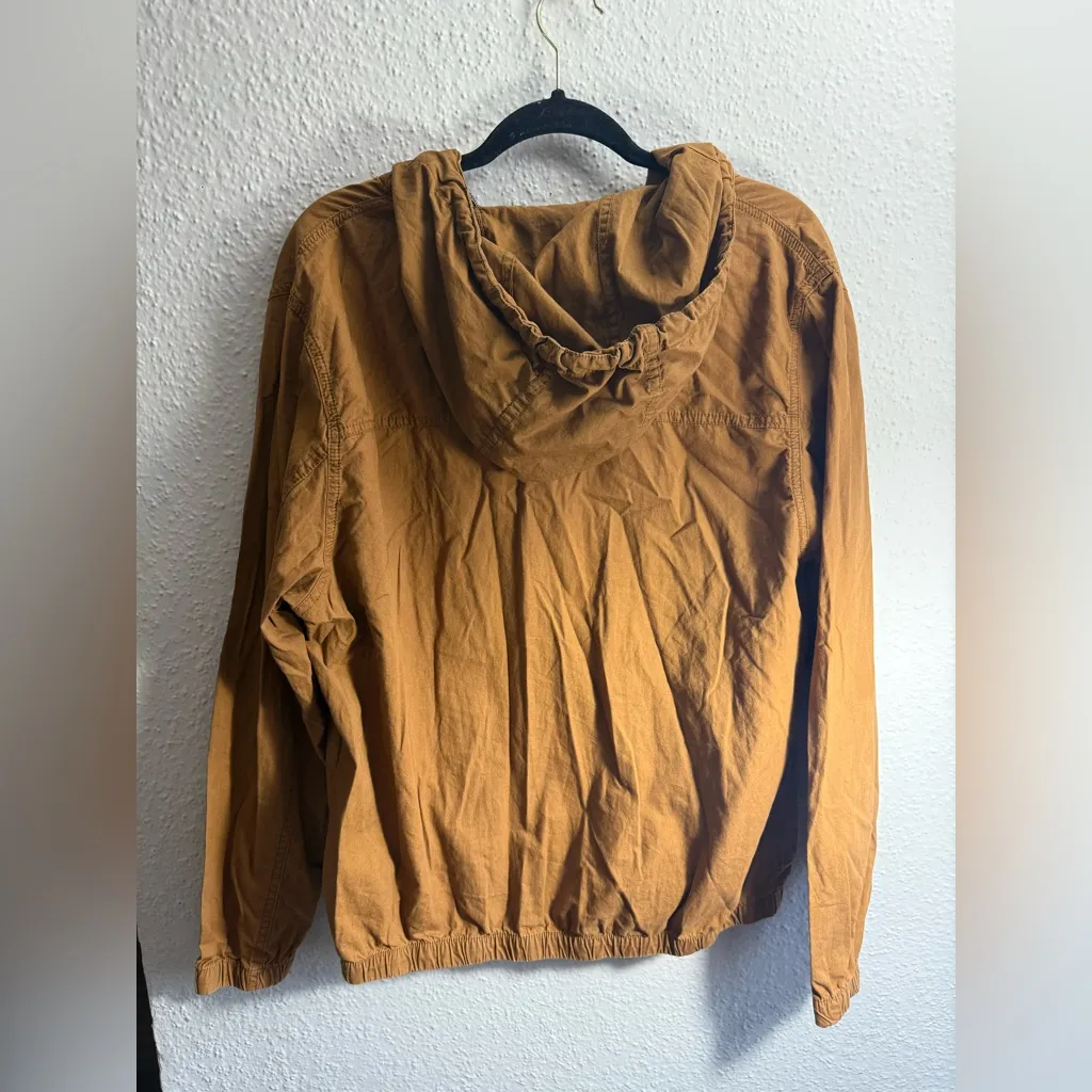 Denim & Flower Women’s Brown/Tan Utility Jacket Size XL - Image 6