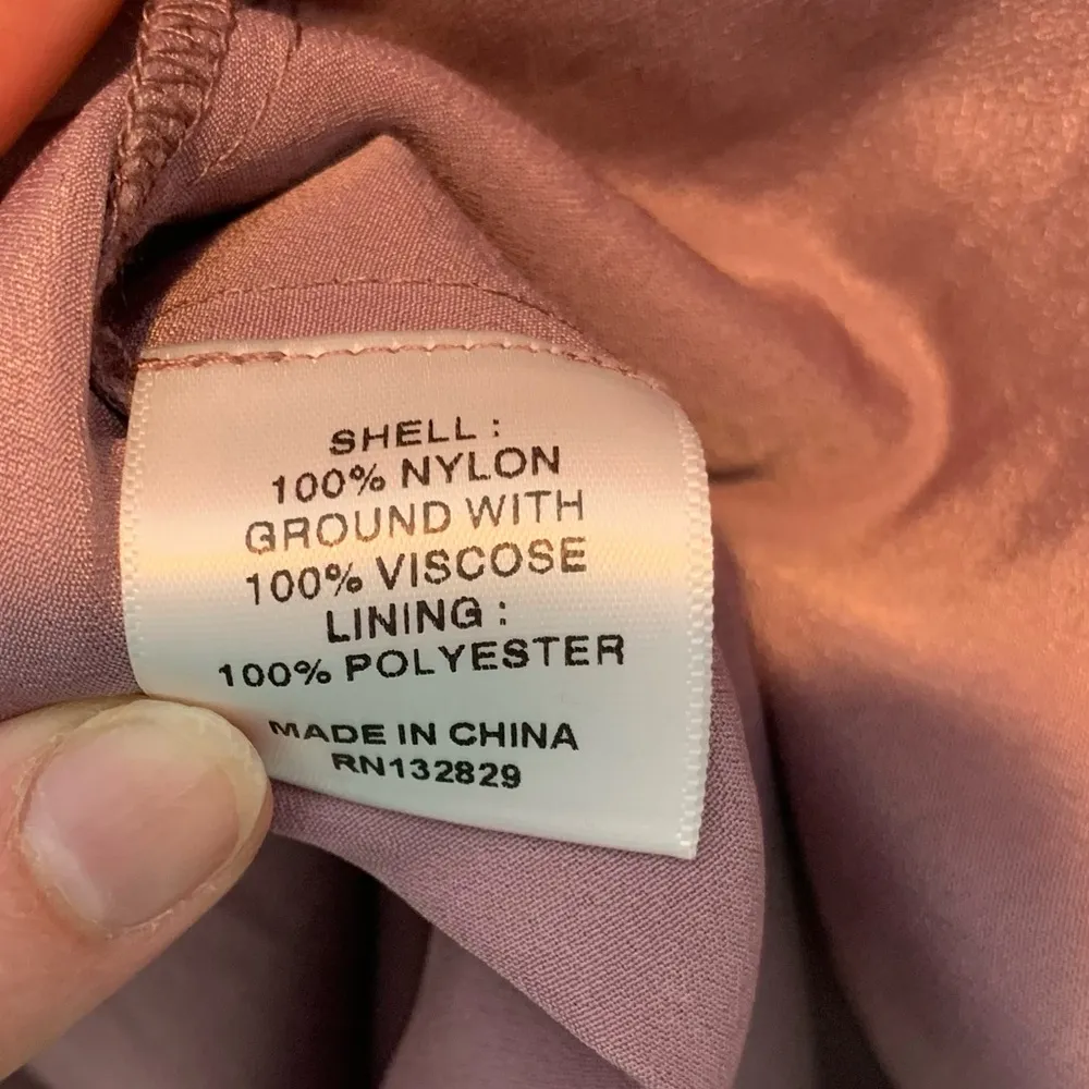 Tularosa Selena Midi Wrap Dress Mauve Floral Purple Ruffle Revolve - Image 5