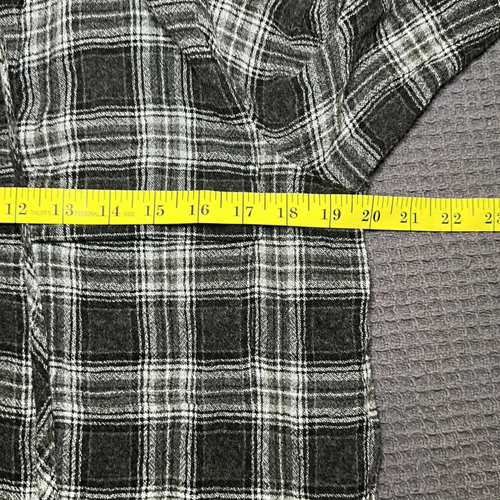 Madewell Women’s Owens Plaid Terrace Lace-Up Shirt‎ Size Medium - Image 10