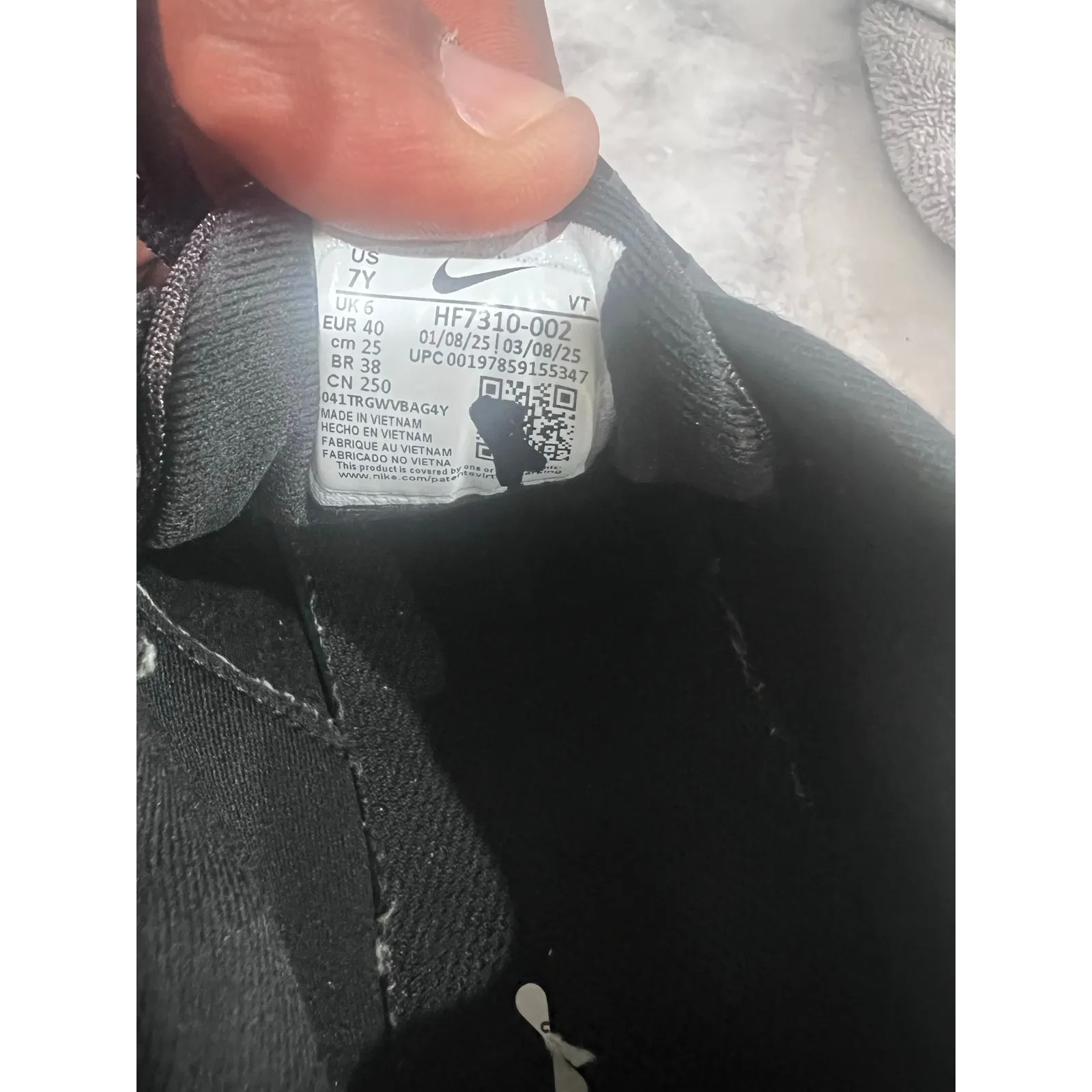 Nike Air Max Plus Drift Triple Black HF7310-002 Men’s 7Y / Women’s 8.5 Shoes - Image 5