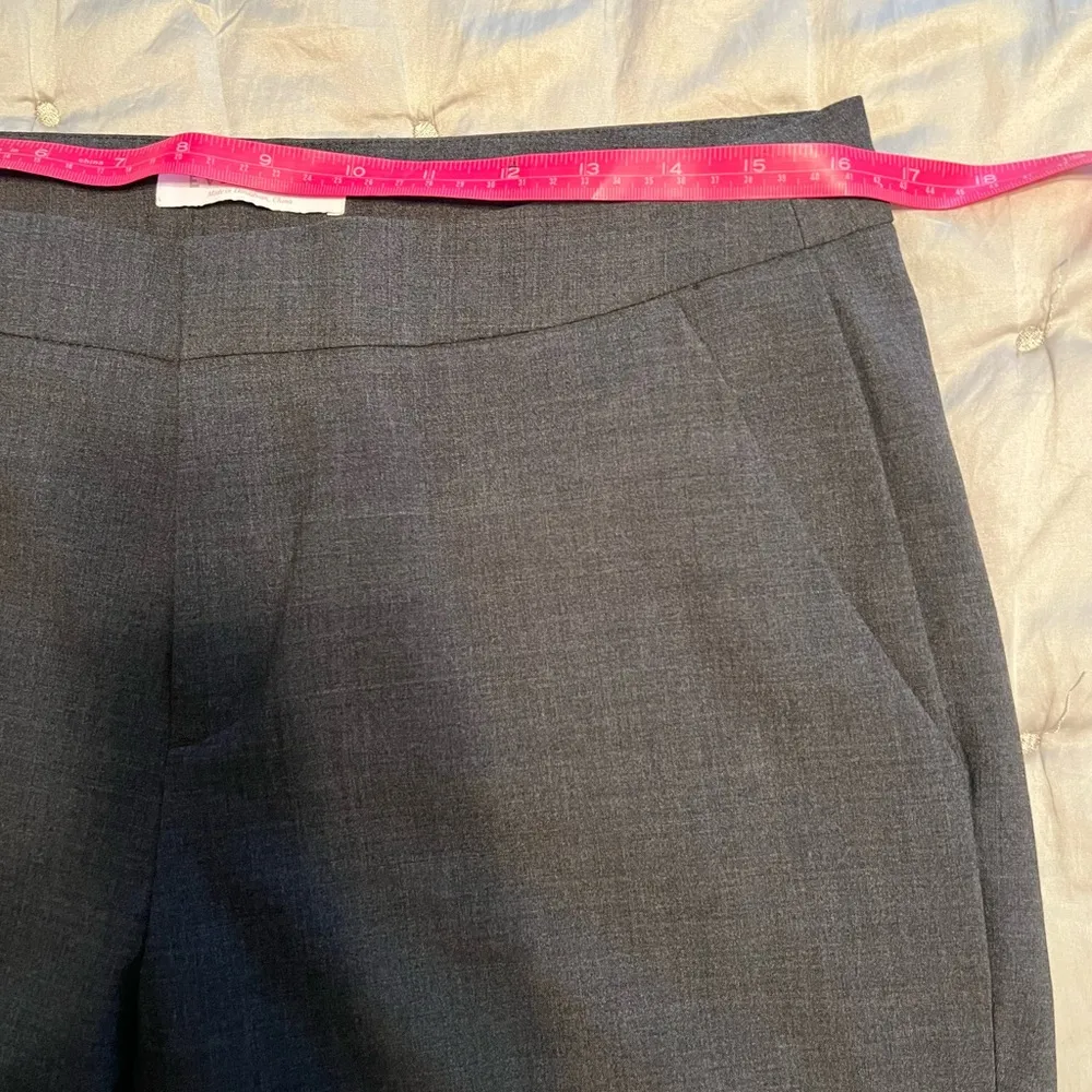 EVERLANE Gray Womens Slim Wool Blend Dress Pants Slacks Mid Rise Size 10 NWOT - Image 11