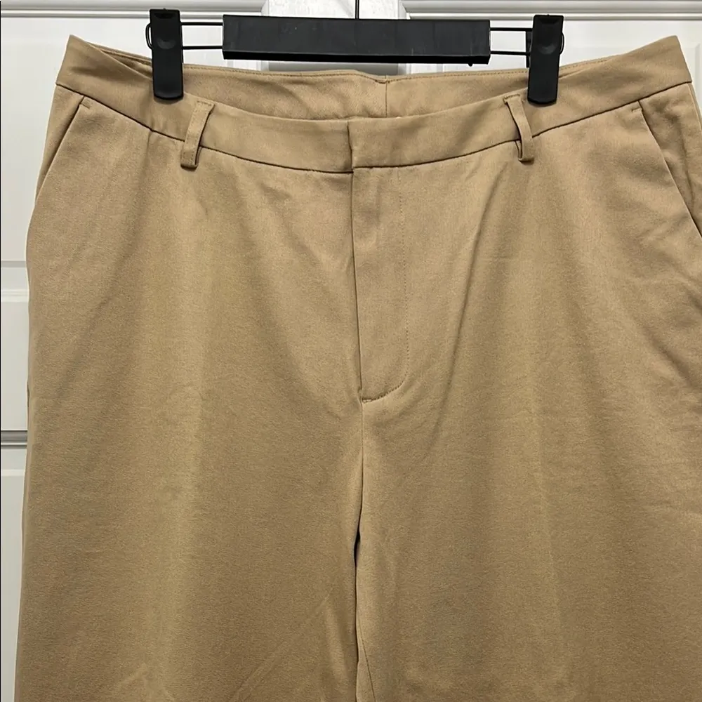 NWT Three Forks Cotton Blend Straight Leg Stretch Twill Khaki Trousers - Image 2