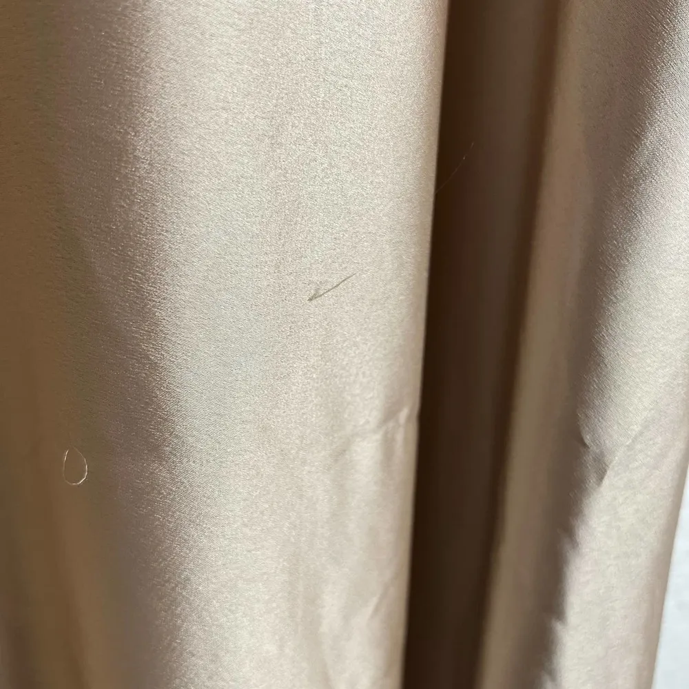 Faith Champagne Luxe Satin Maxi Dress XS - Image 8