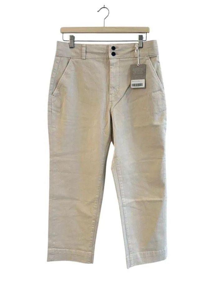 Everlane The Organic Straight-Leg Pant in Pumice Stone 12 NWT - Image 5