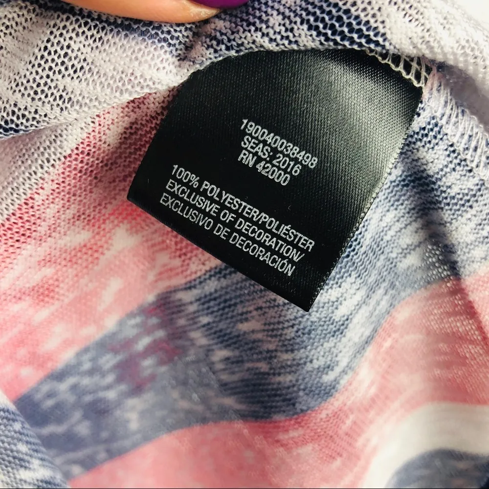 JOE BOXER | Red, White & Blue Striped Shirt - Image 5