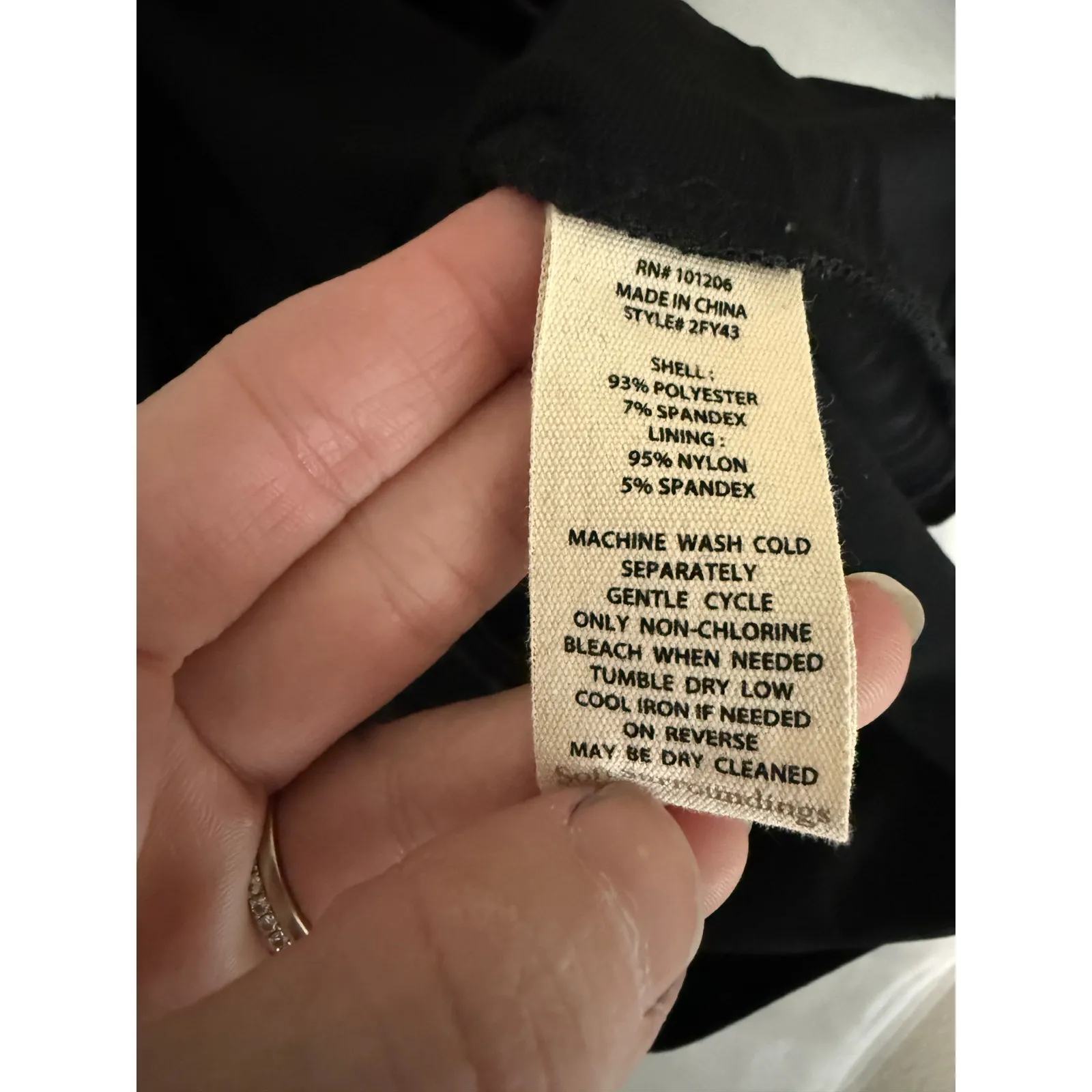 Soft Surroundings Black Velvet Surplice V-Neck 3/4 Sleeves Blouse Holiday Top L - Image 6