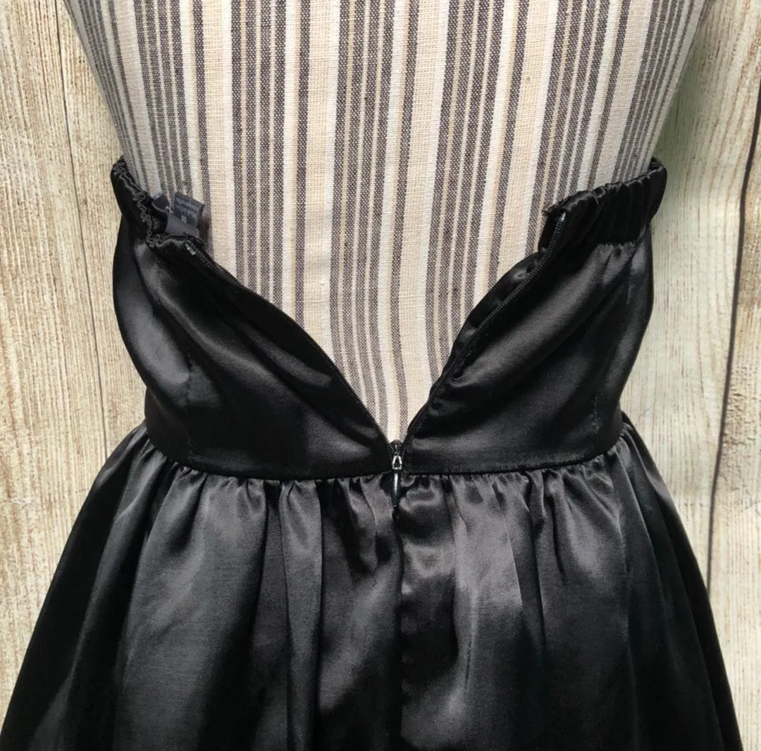 Black Bow Tie Mini Dress Size M - Image 6