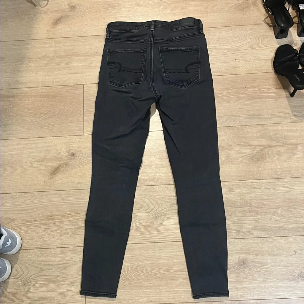 American Eagle Outfitters Black Skinny Jeans - Image 6
