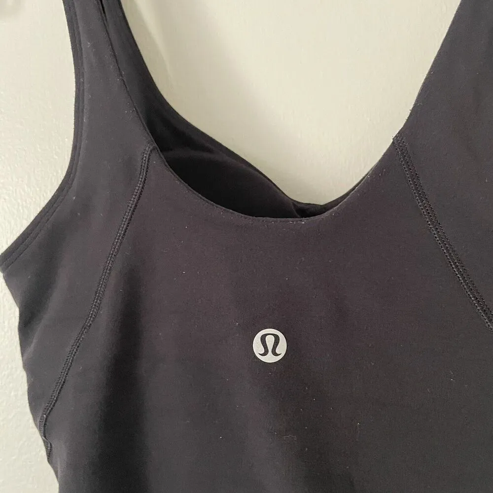 Lululemon Size 2 Black Align Tank Sleeveless Cropped Workout Yoga - Image 3