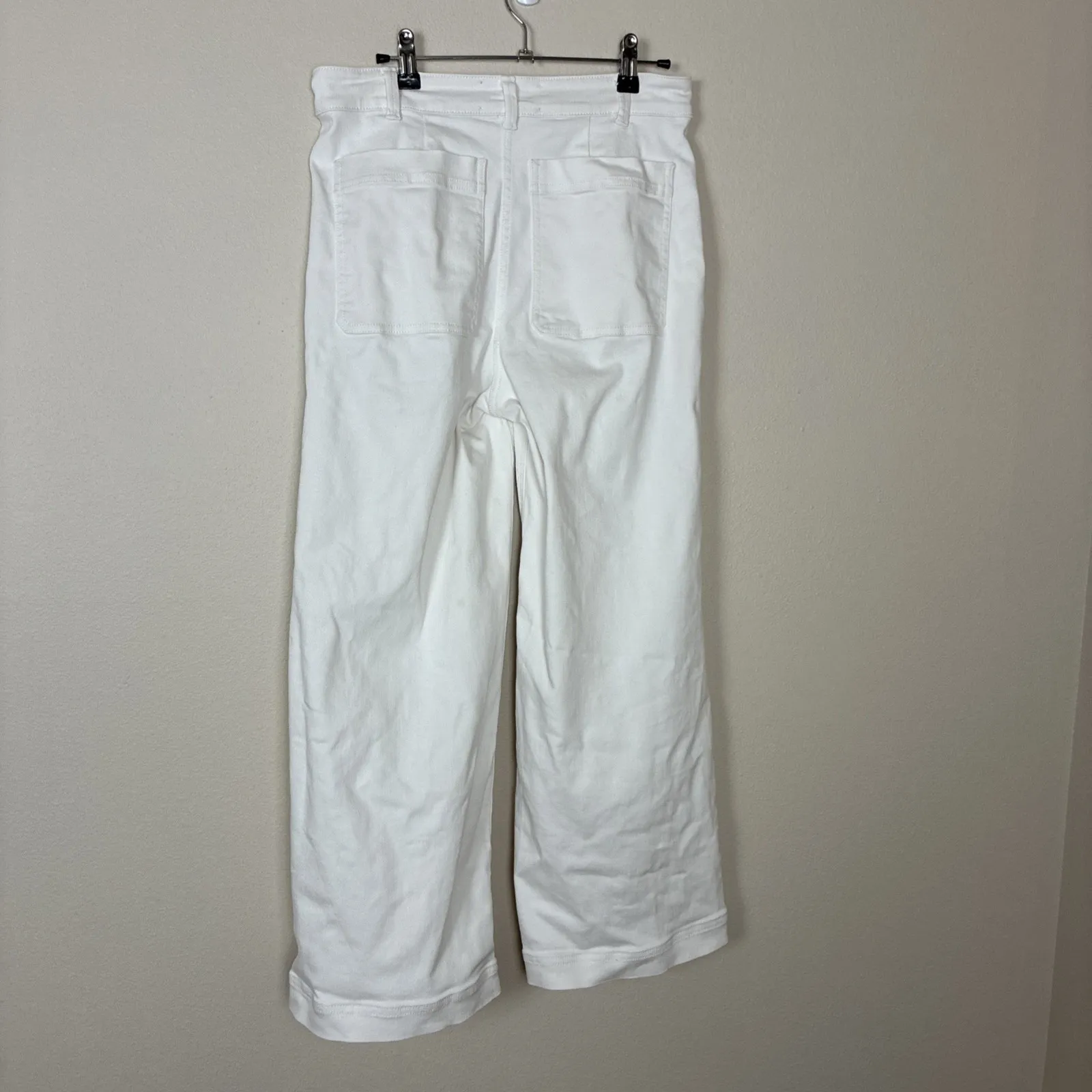 Everlane White Wide Leg Jeans Size 8 - Image 2