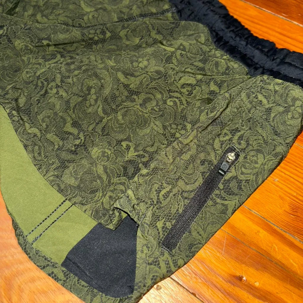 lululemon speed short mini pencil lace brace olive black - Image 2