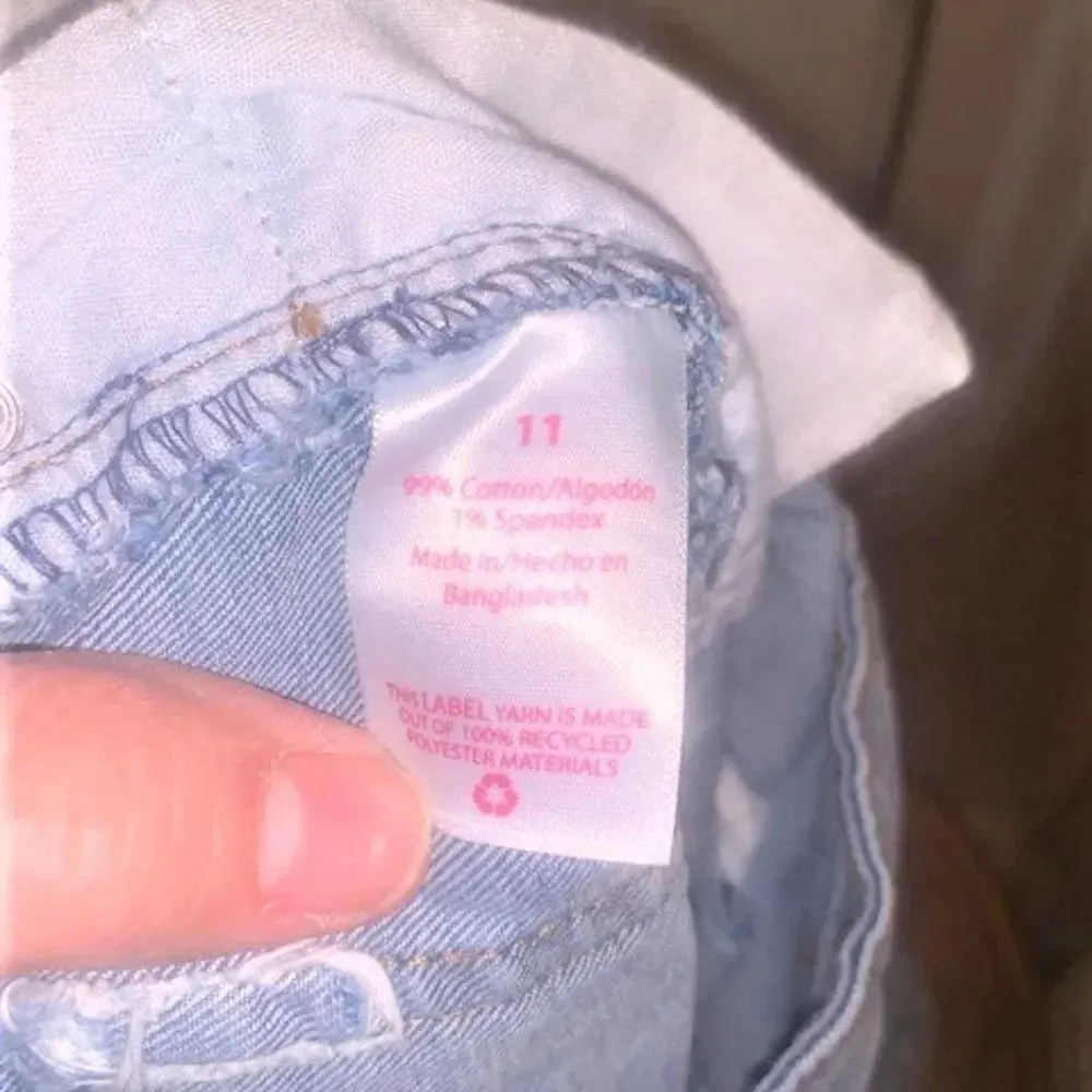 High Rise Festival Fray Hem Denim Shorts‎ - Image 7