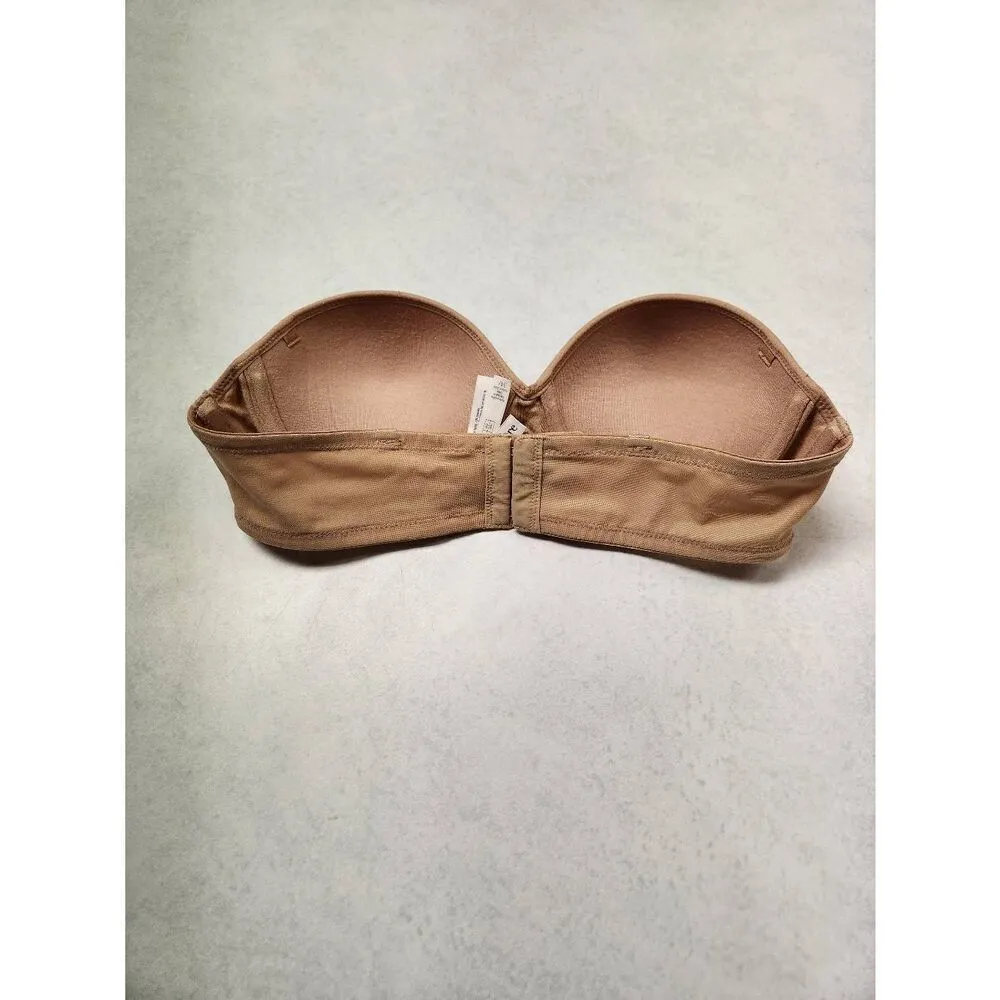 Le Mystere Size 34A Beige Strapless Push Up Bra Tan - Image 2